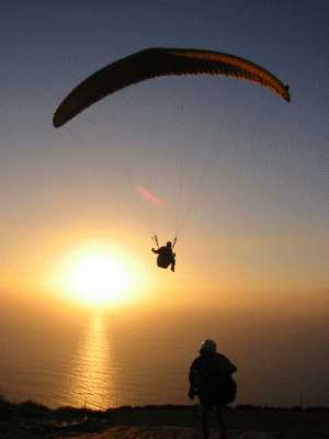 Paragliding Sunset auf Madeira